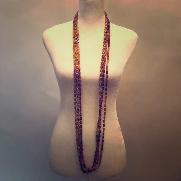 Vintage beaded necklace - Picture 1 of 3